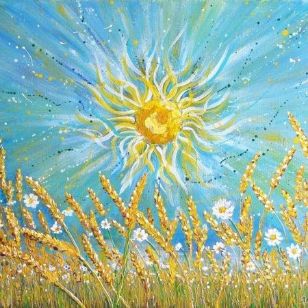 Картина солнце