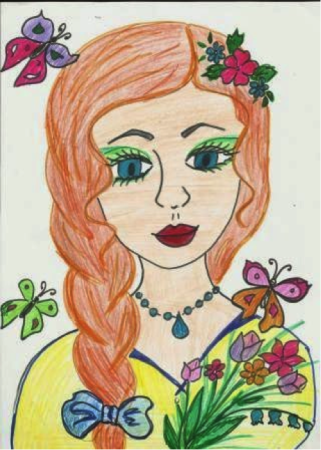 Красивый рисунок для мамы