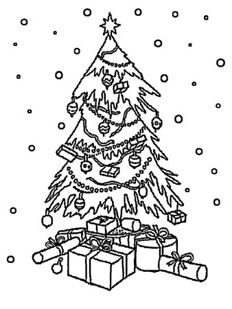 Новогодние рисунки карандашом