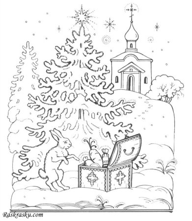 Рождественские рисунки