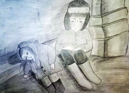 Блокада Ленинграда рисунки