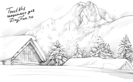 Детские рисунки на новый год