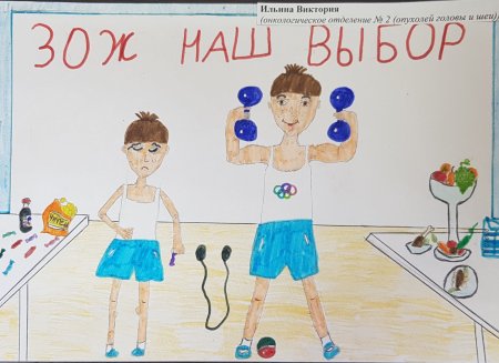 Здоровый образ жизни рисунки детей