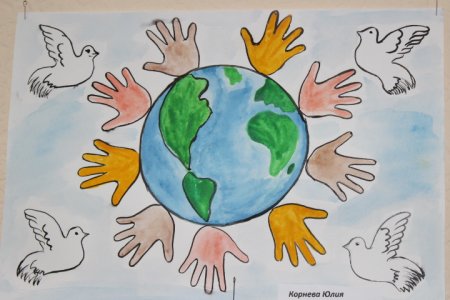 Рисунок на день единства народов