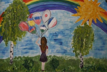 Рисование Дружба народов