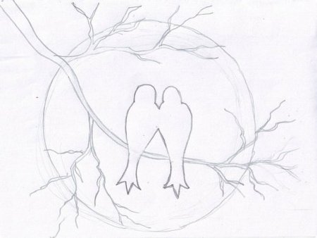 Весенние рисунки для срисовки карандашом