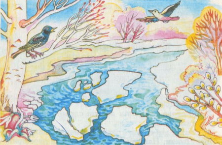 Рисунок на тему Весна