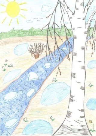 Рисование Весна