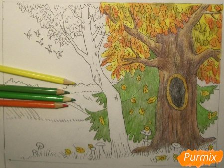 Осенние рисунки