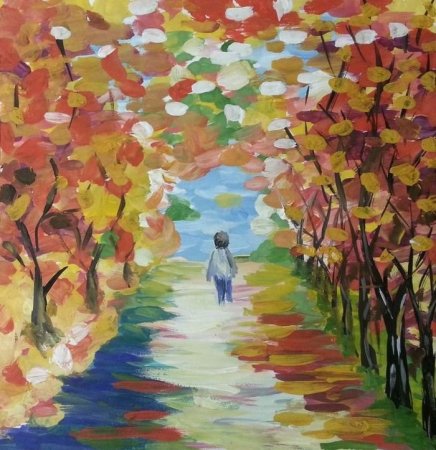 Рисование осенние дары