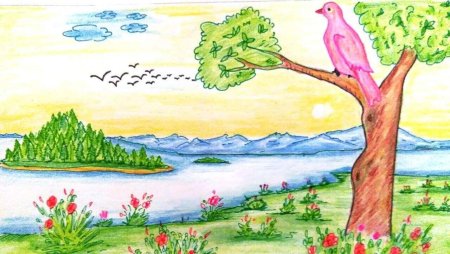 Рисунок на тему природа