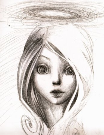 Рисунки на свободную тему девушки