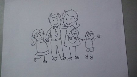 Семейный портрет рисовать
