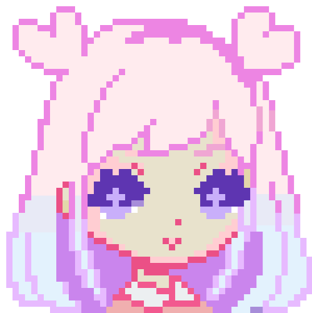 Аниме пиксель арт 32х32