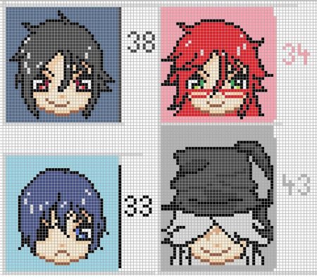 Вышивка крестом темный дворецкий