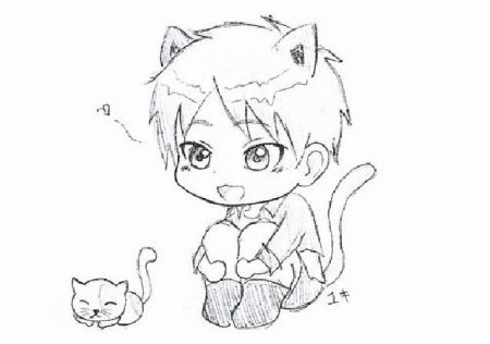 Чиби мальчики для срисовки