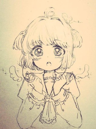 Милые скетчи аниме