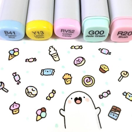 Рисунки фломастерами легкие