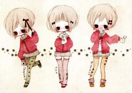 Маленькие рисунки аниме