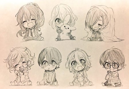 Хатсуне Мику в стиле Чиби