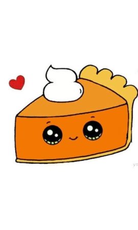 Рисунки для срисовки еда легкие