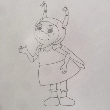 Мила рисовать из Лунтика
