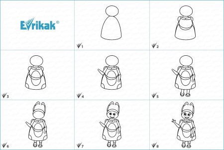 Мила рисовать