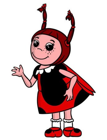 Божья коровка Мия из Лунтика