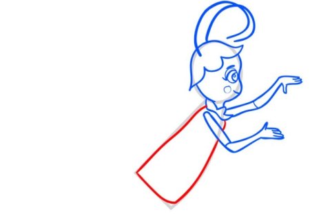 Нарисовать Милу из Лунтика поэтапно