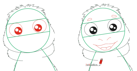 Как рисовать Кузю поэтапно