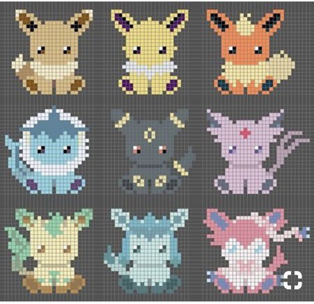 Термомозаика покемоны иви
