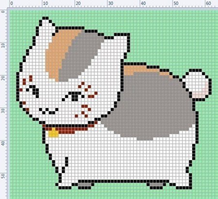 Рисунки по клеточкам милые