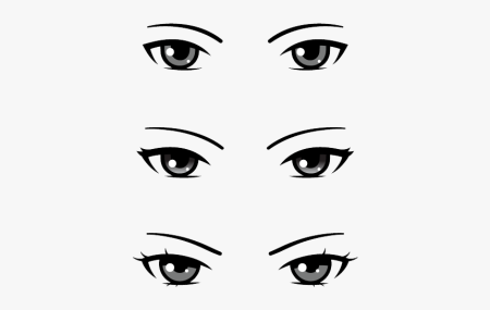 Мультяшные формы глаз