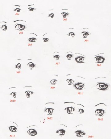 Лицо для рисования глаз и рта