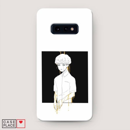 Аниме чехол чб