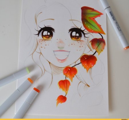 Аниме маркерами для начинающих