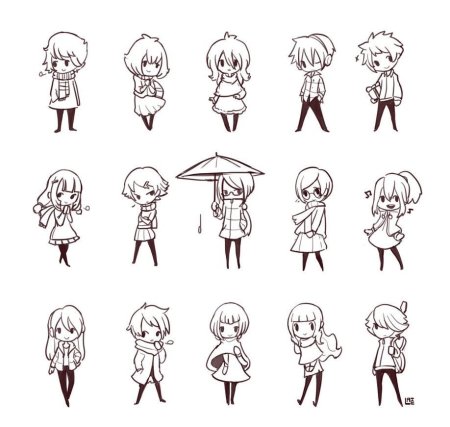 Чиби стиль рисования