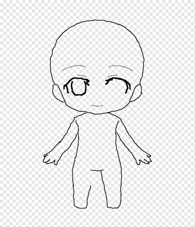 Чиби основа для рисования