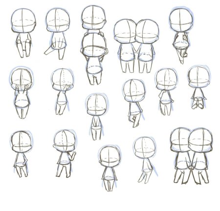 Чиби аниме анатомия