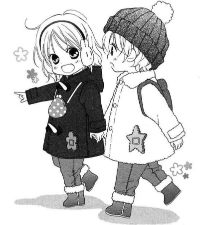 Маленькие дети в манге