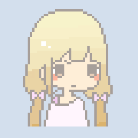 Пиксель арт аниме