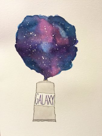 Маленькие рисунки акварелью