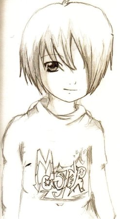 Наброски в стиле аниме