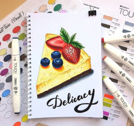 Скетчи маркерами