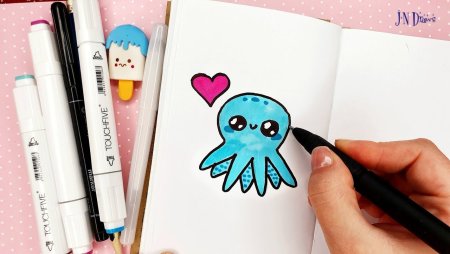 Рисунки маркерами