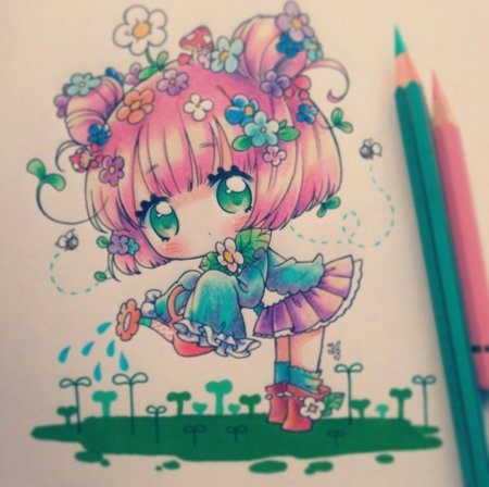 Кавайный стиль рисования