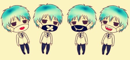 Чиби баскетбол Куроко Тайга