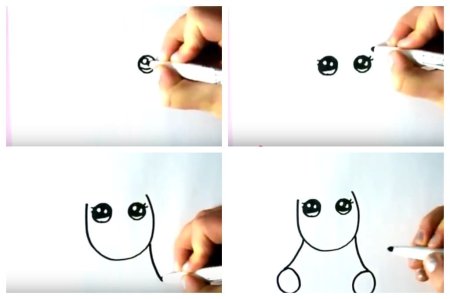 Как нарисовать котёнка поэтапно