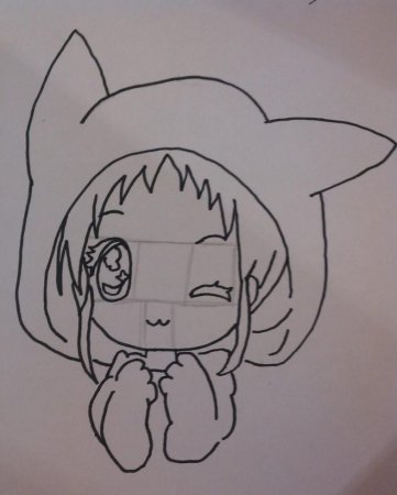 Рисунки аниме лёгкие