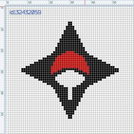 Аниме по клеточкам легкие